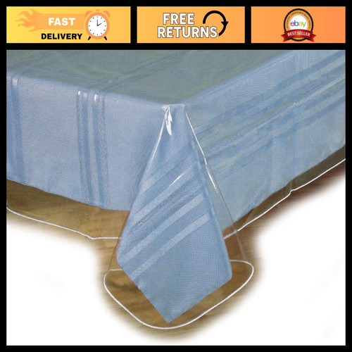 Clear plastic tablecloth - clear,