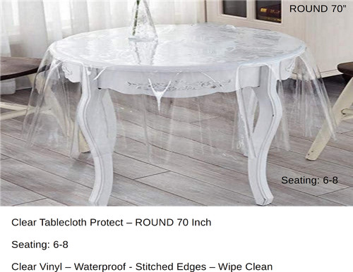 Round crystal clear - -,
