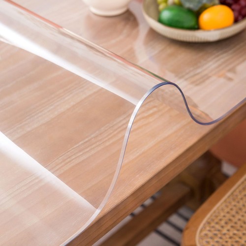 Clear table cover protector - table,