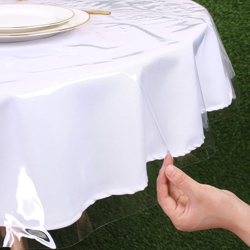 Inch round clear - 60, plastic