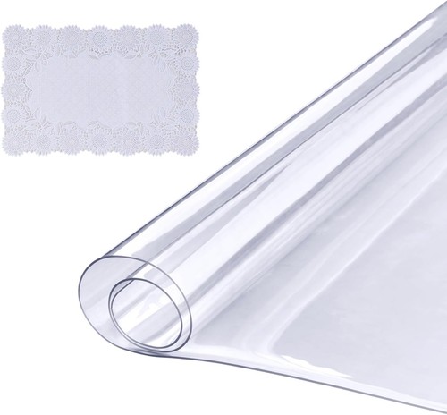 Clear pvc table protector - clear,
