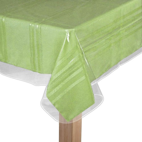Clear plastic tablecloth - clear,