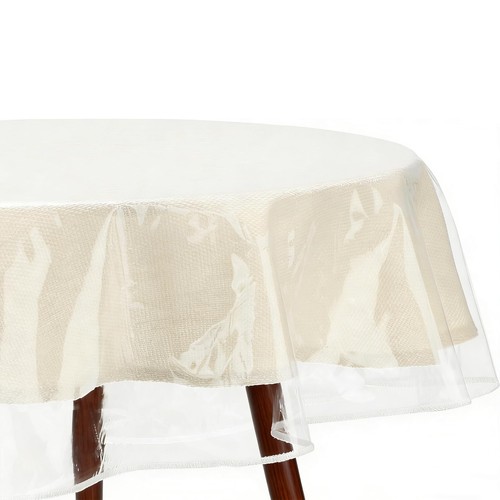 Clear table cover protector - clear,