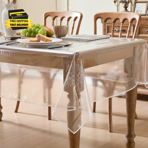 Clear table cover protector - protector, 54