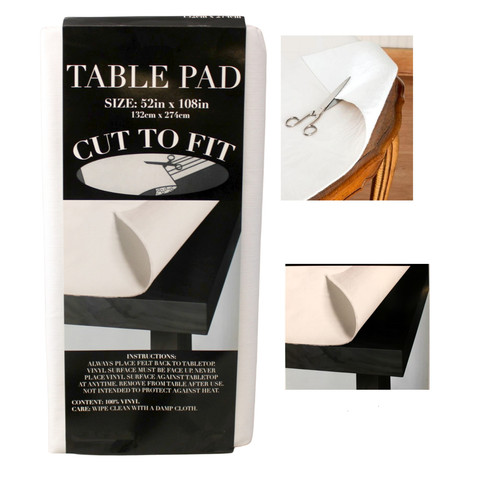 Dependable felt back - felt, vinyl