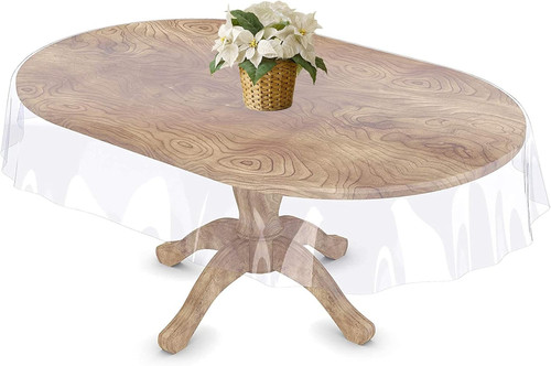 Clear table cover protector - clear,
